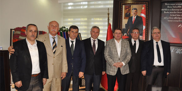 AK Parti Eski İl Başkanı Osman Çetinkaya’dan Tebrik Ziyareti