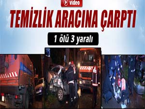 Beşiktaş’ta trafik kazası: 1 ölü 3 yaralı