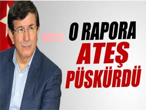 Ahmet Davutoğlu o rapora ateş püskürdü