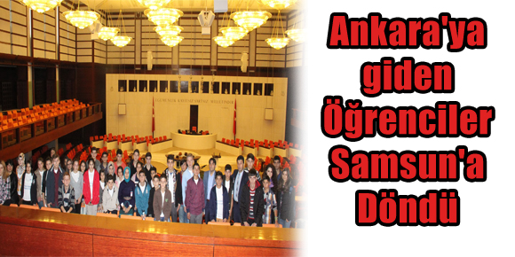 Ankaraya giden Öğrenciler Samsuna Döndü