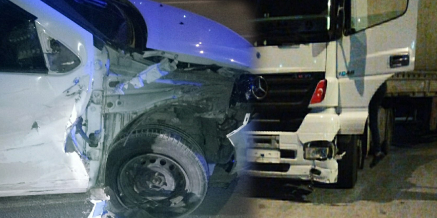 Samsun'da tır otomobil ile çarpıştı: 3 yaralı