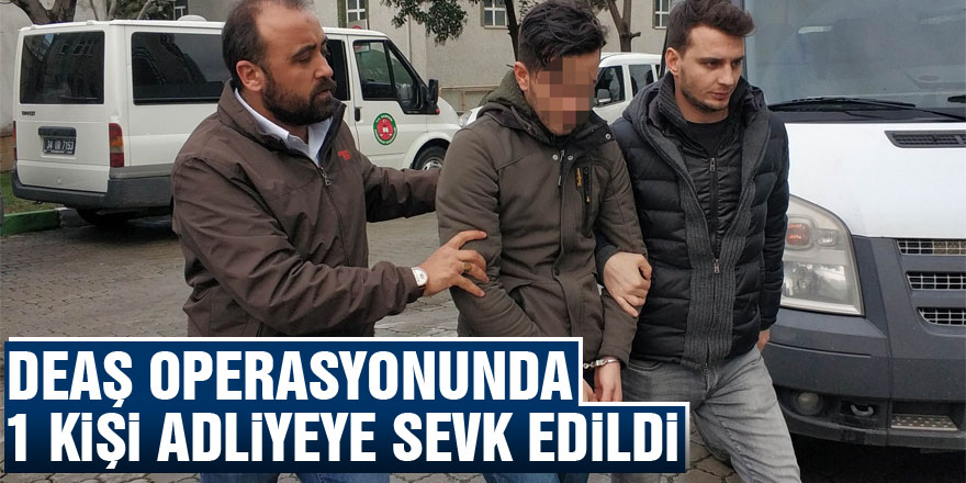 Samsun'daki DEAŞ operasyonunda 1 kişi adliyeye sevk edildi