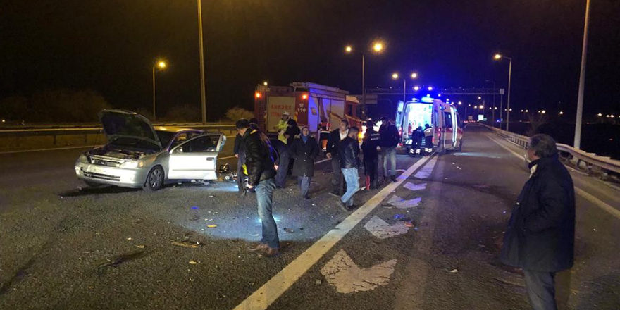 Ankara’da sıkışmalı trafik kazası: 1’i ağır 4 yaralı