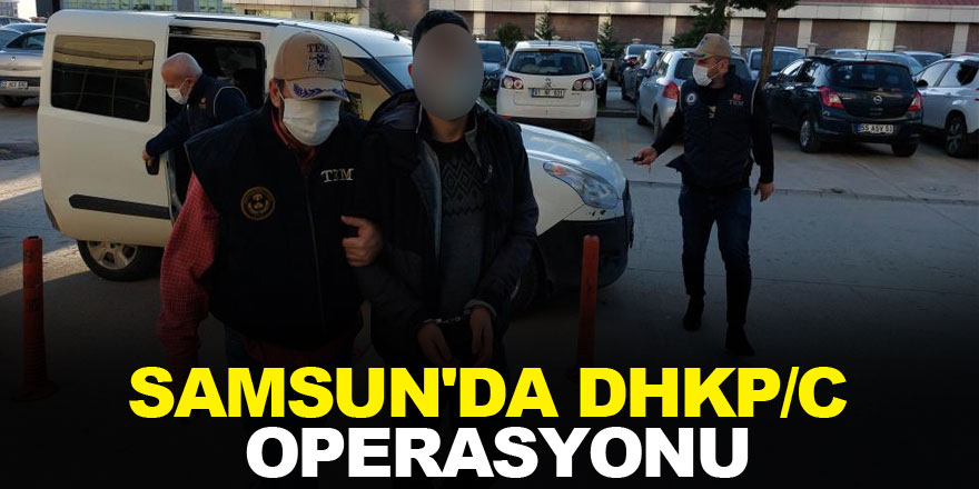 İstanbul merkezli Samsun'da DHKP/C operasyonu: 1 gözaltı
