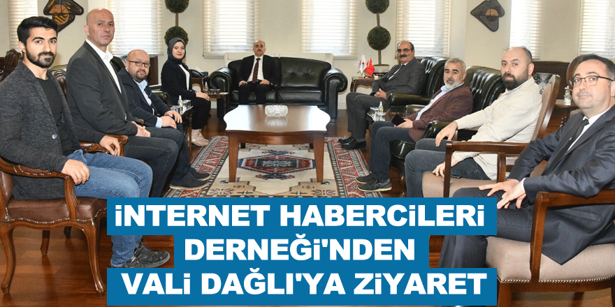 İnternet Habercileri Derneği'nden Samsun Valisi Dağlı'ya Ziyaret