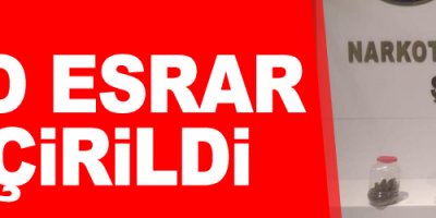 Samsun’da 2,8 kilo esrar ele geçirildi: 3 gözaltı