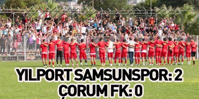 Yılport Samsunspor: 2 - Çorum FK: 0
