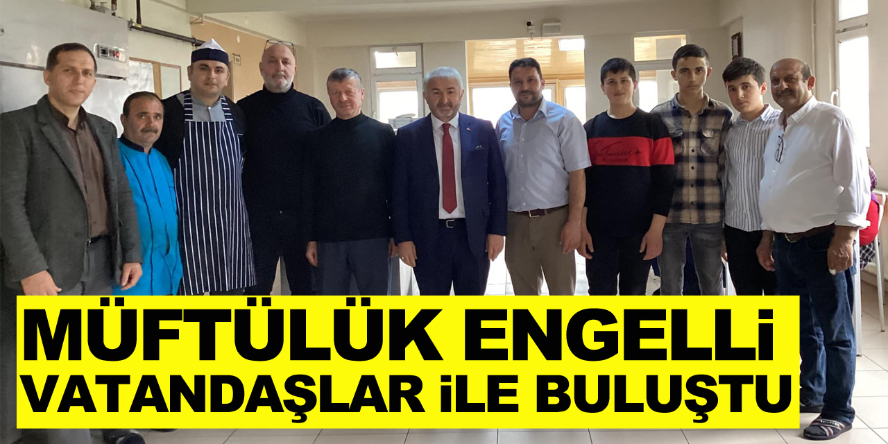 Müftülük Engelli Vatandaşlar İle Kahvaltıda Buluştu