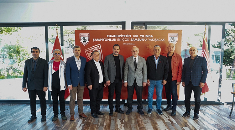 OMÜ Rektörü Prof. Dr. Ünal'dan Samsunspor'a ziyaret