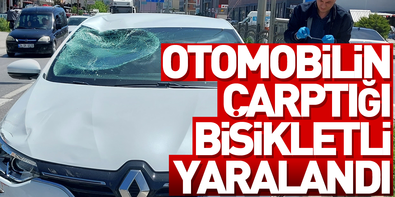 Samsun'da otomobilin çarptığı bisikletli yaralandı