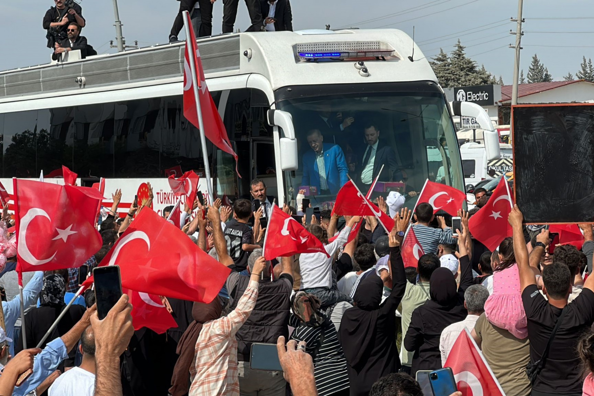 Cumhurbaşkanı Erdoğan'a Hatay'da sevgi seli