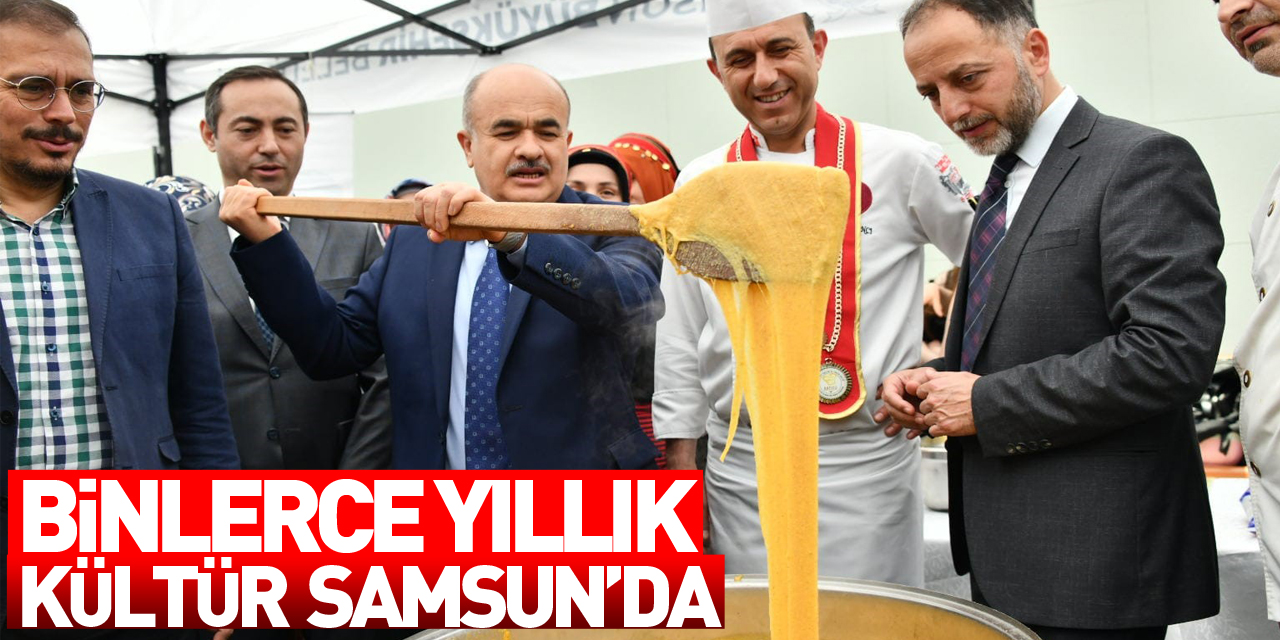 Binlerce yıllık Türk mutfağı kültürü Samsun’da sergilendi