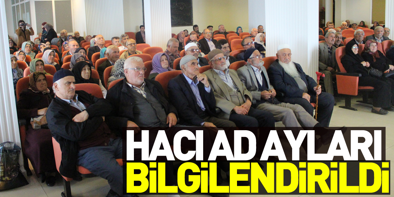 Hacı Adayları Bilgilendirildi