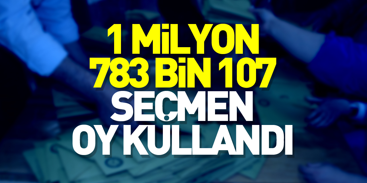 Yurt dışı temsilciliklerinde 1 milyon 783 bin 107 seçmen oy kullandı