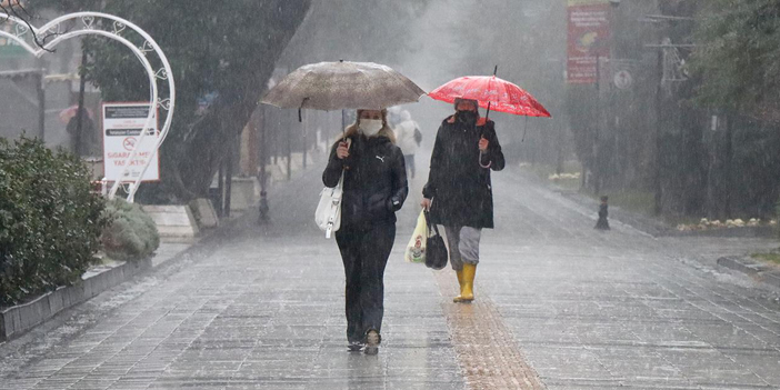 Samsun ve Amasya çevrelerinde kuvvetli yağış uyarısı