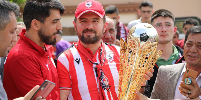 Samsunspor'un şampiyonluk kupası Kavak’ta