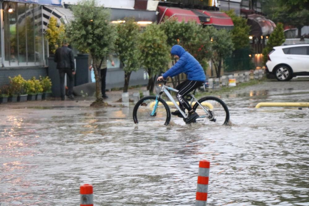 Samsun’da sağanak yağış