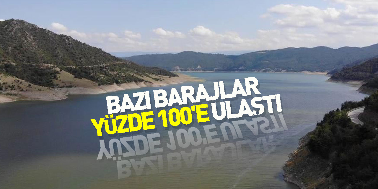 Samsun'da bazı barajlar yüzde 100'e ulaştı