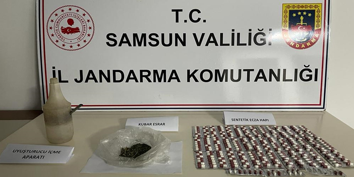 Samsun'da iş yerinde uyuşturucu bulunan şüpheli gözaltına alındı