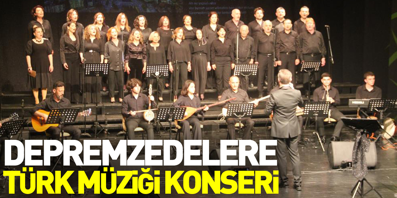Hekimlerden depremzedelere Türk müziği konseri