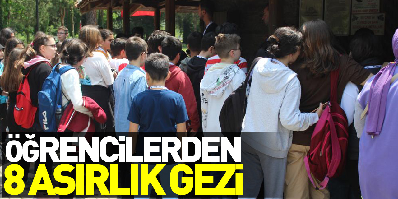 Öğrencilerden 8 asırlık gezi