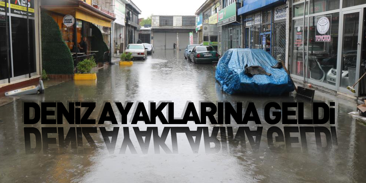 Samsun'da sel ve su baskını