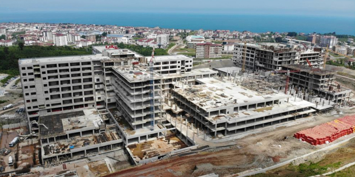 Ordu Şehir Hastanesi yüzde 95 tamamlandı