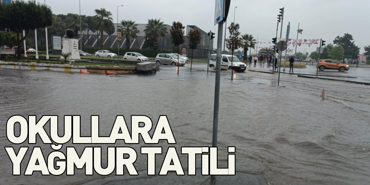 Samsun'da bazı okullara yağmur tatili