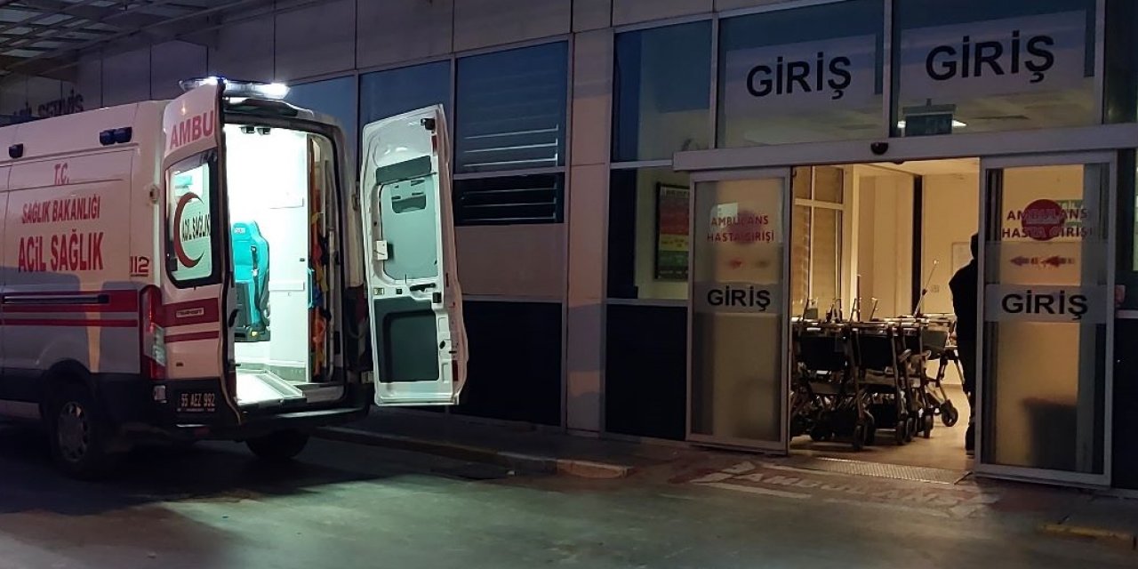 Samsun'da kamyonet ile otomobil çarpıştı, 2 kişi yaralandı