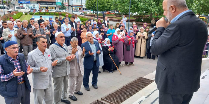 Havza’da hacı adayları kutsal topraklara uğurlandı