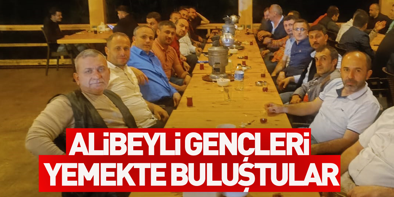 Alibeyli Gençleri Yemekte Buluştular