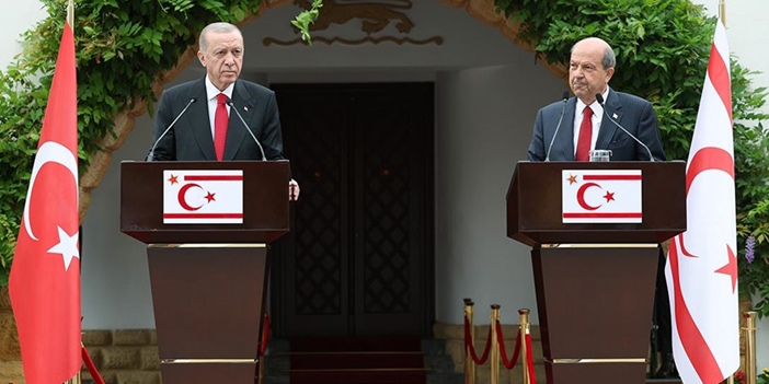 Cumhurbaşkanı Erdoğan: Müzakere masasına geri dönmenin yolu Kuzey Kıbrıs Türk Cumhuriyeti'nin tanınmasından geçmektedir