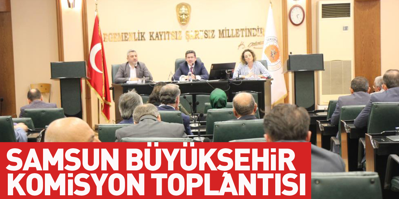 Samsun Büyükşehir komisyon toplantısı