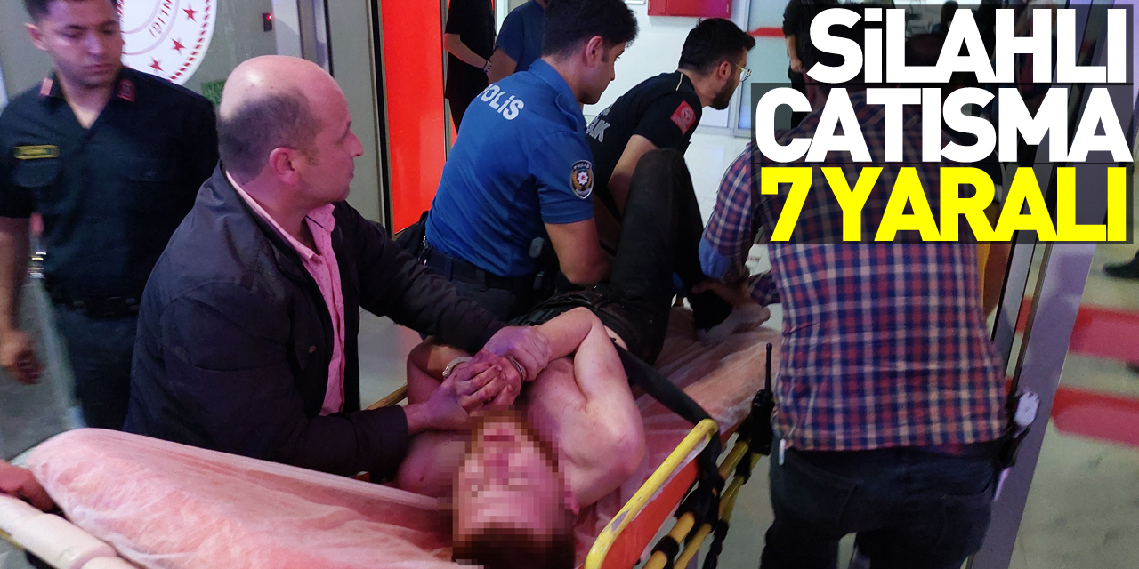 Samsun'da silahlı çatışma: 7 yaralı