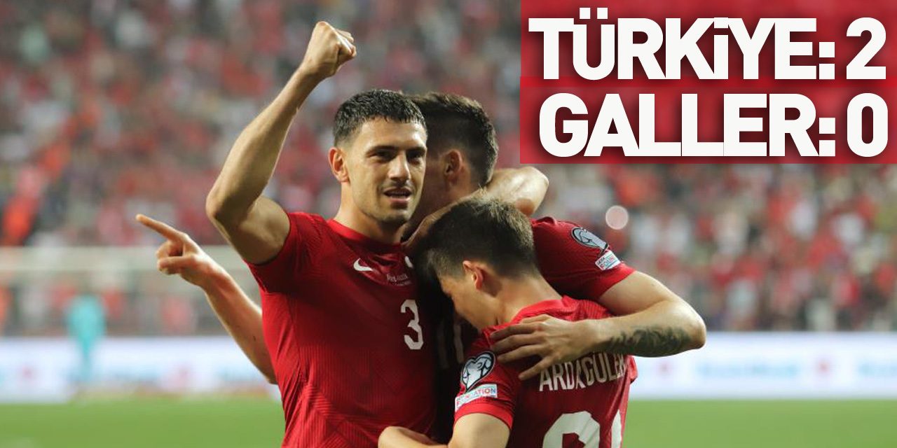 EURO 2024 Avrupa Şampiyonası Elemeleri: Türkiye: 2 - Galler: 0 (Maç sonucu)