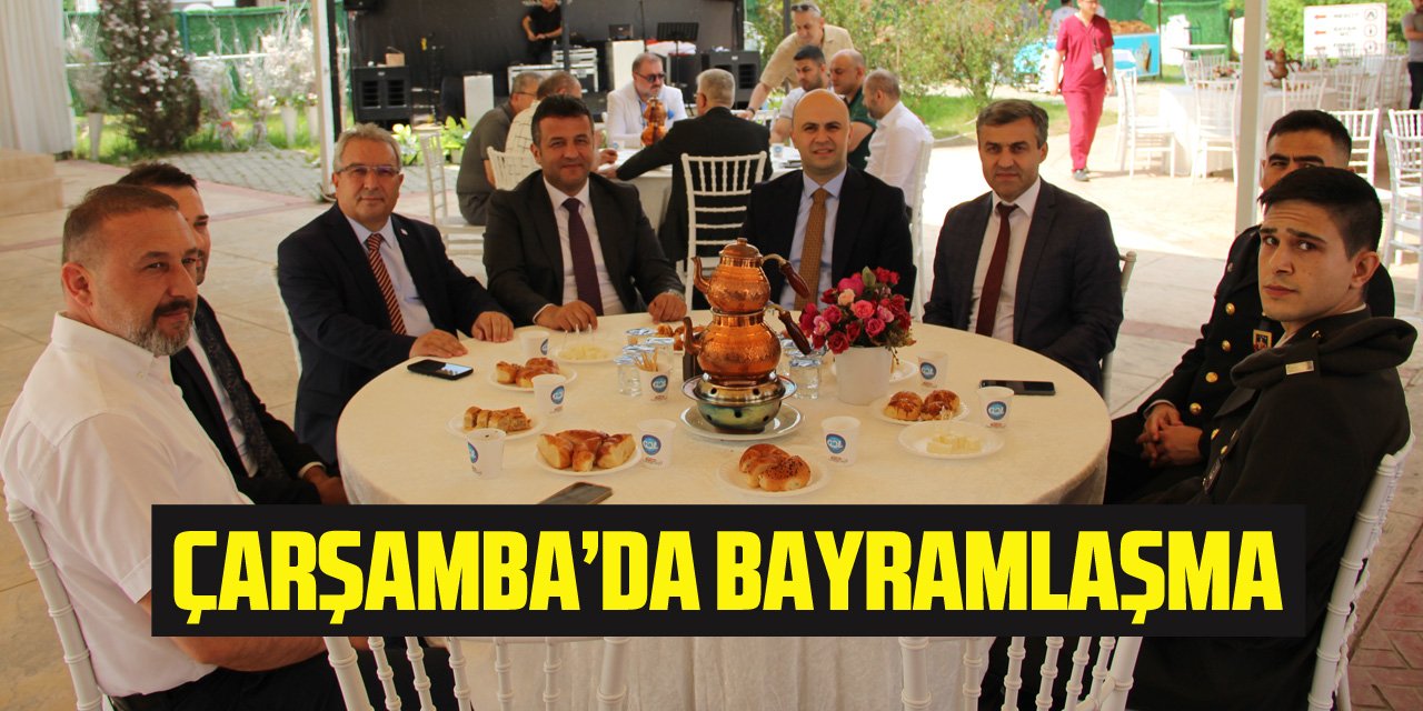 Çarşamba’da bayramlaşma