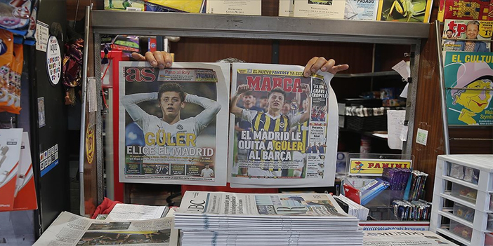 İspanya'da spor basınının manşetlerinde Arda Güler yer alıyor