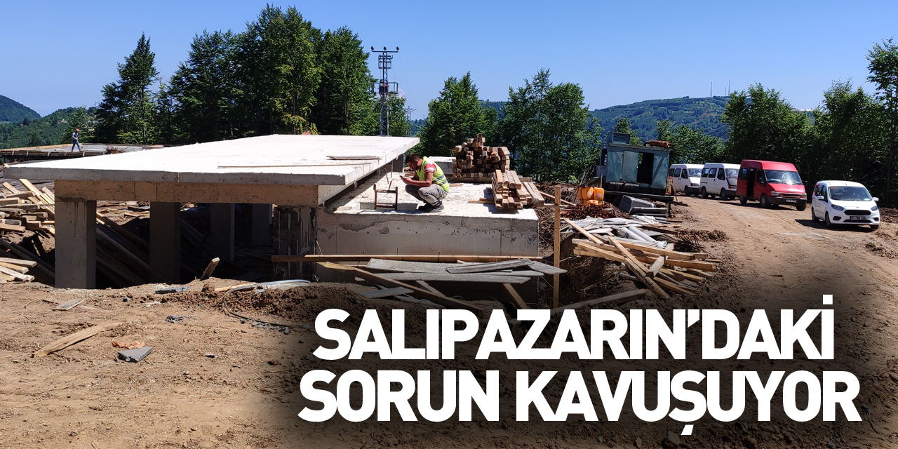 Samsun'un Salıpazarı ilçesinde 8 mahallenin içme suyu sorunu çözülüyor