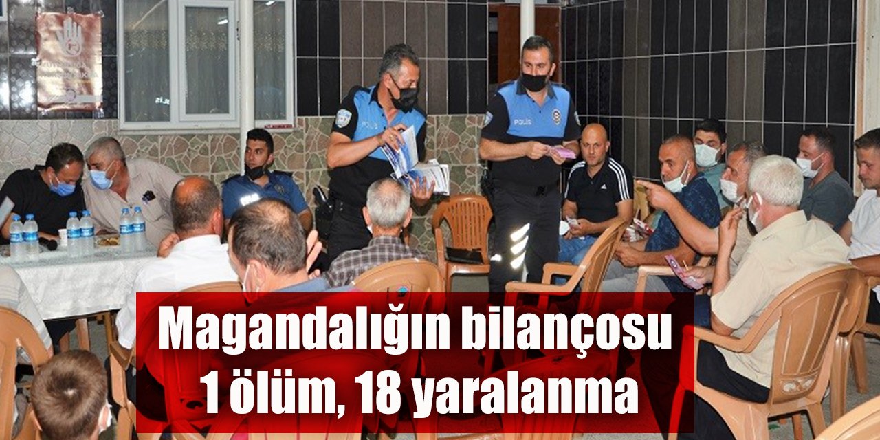 Magandalığın bilançosu: 1 ölüm, 18 yaralanma