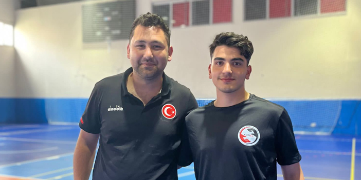 İşitme engelli milli sporcu Furkan'ın hedefi badmintonda dünya şampiyonu olmak