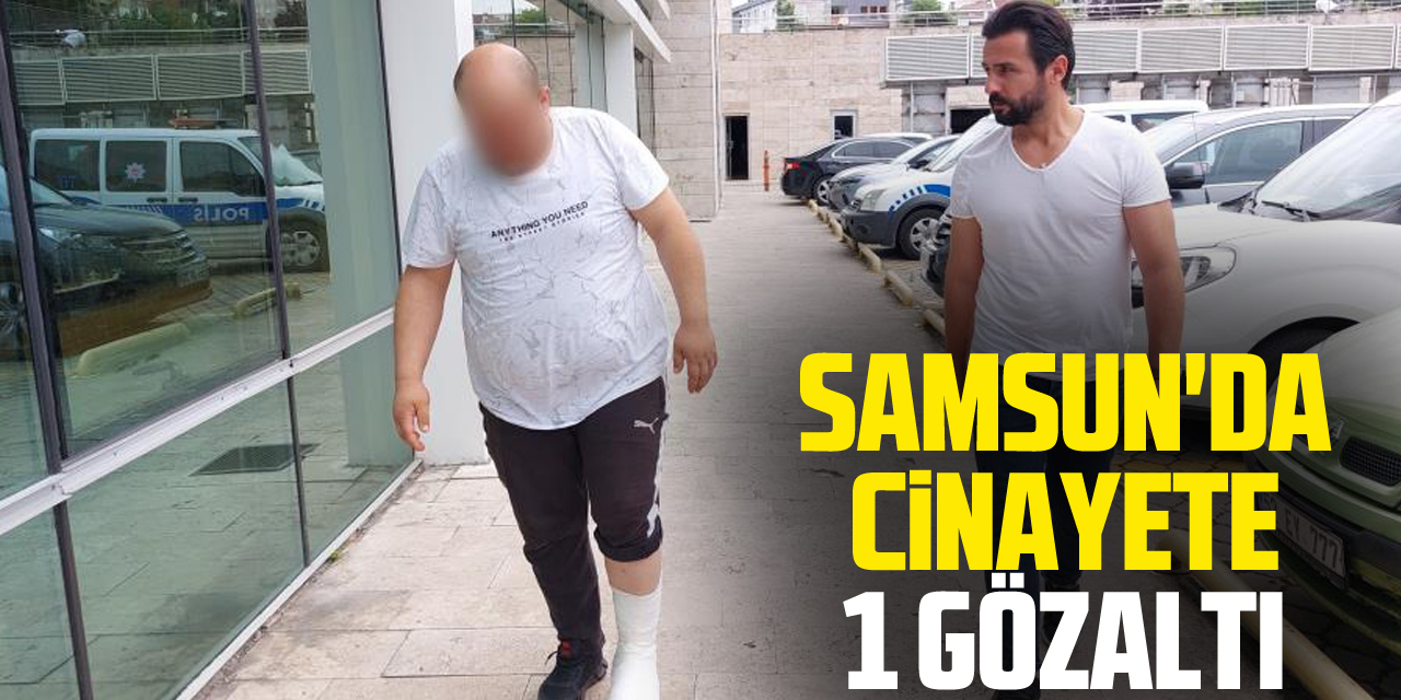 Samsun'da cinayete 1 gözaltı