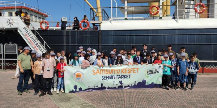 Alaçamlı öğrenciler "Samsun'u Keşfet Şehrini Farket Projesi"ne katıldı