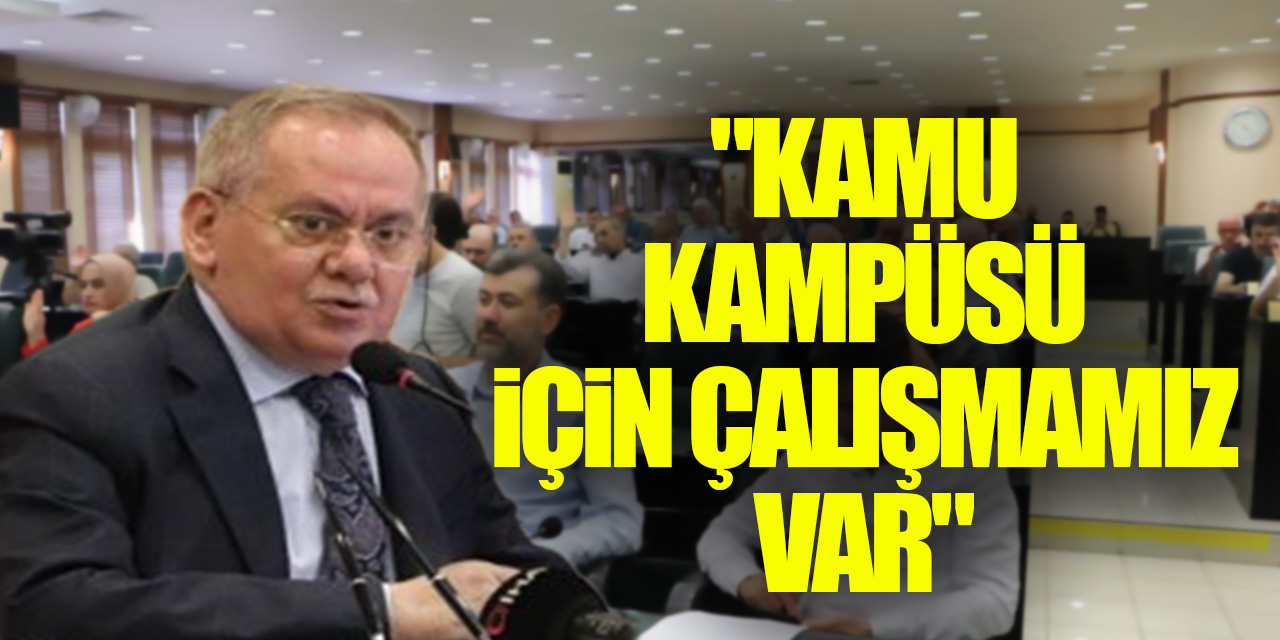 Samsun Büyükşehir Belediye Başkanı Demir: "Kamu kampüsü için çalışmamız var"
