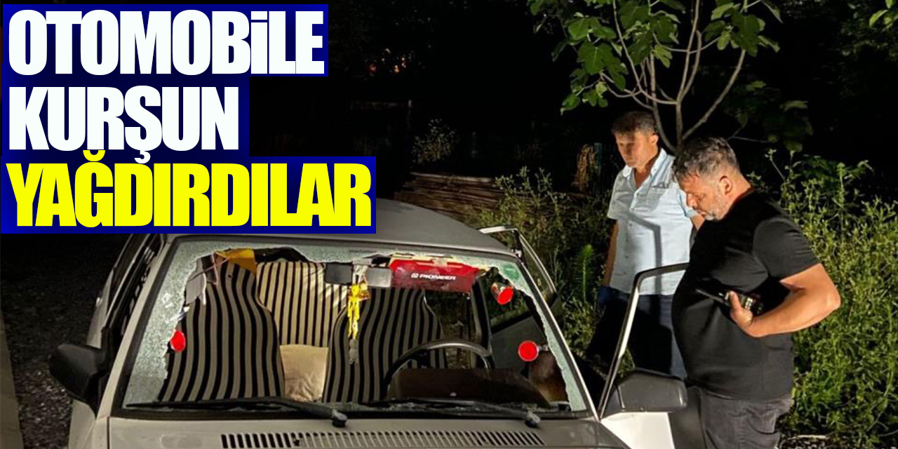 Önünü kestikleri otomobile kurşun yağdırdılar