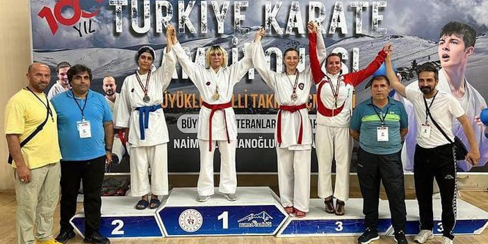 Tunceli’nin ilk kadın karate şampiyonu, 20 yıl sonra yeniden Türkiye şampiyonu