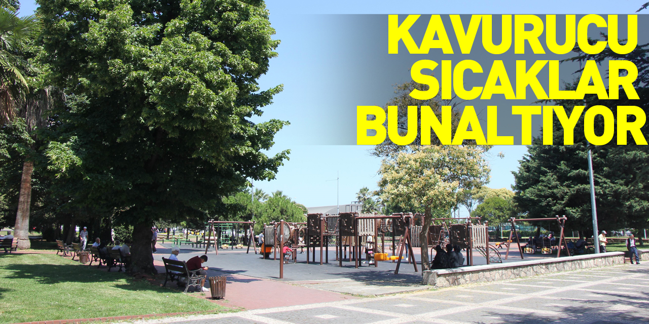 Kavurucu sıcaklar bunaltıyor