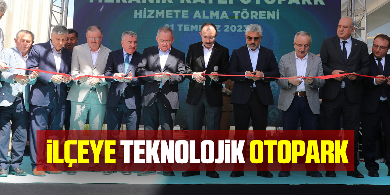 İlçeye teknolojik otopark