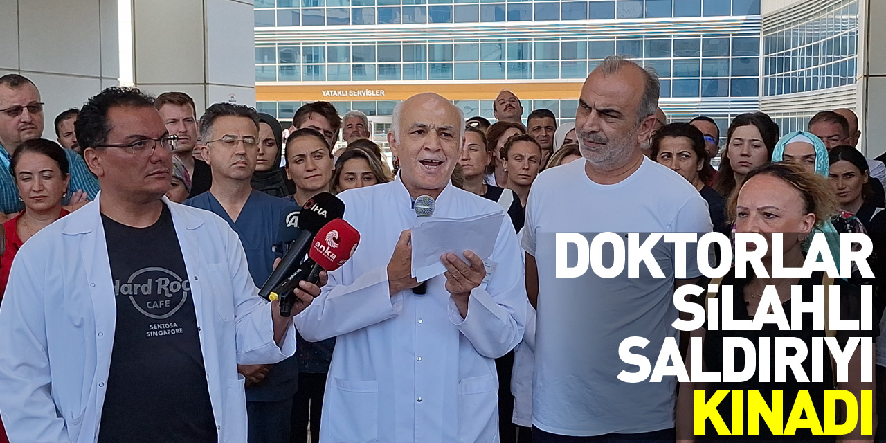 Samsun'da sağlık çalışanları doktora silah çekilmesini kınadı