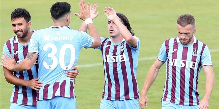 Trabzonspor hazırlık maçında Rabotnicki'yi 4 golle geçti