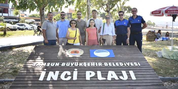 Karadeniz’in Maldiv’i Samsun’da mavi bayraklı plajlar denetimi geçti